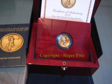 Usa 20 Dollar 2009 Ultra High Relief Double Eagle 1 Unze..., Postzegels en Munten, Verzenden