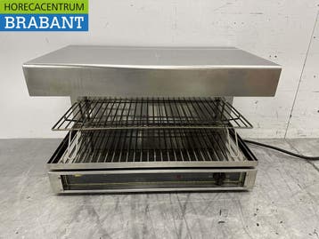 RVS Roller Grill Salamander grill 80 cm 400V Horeca, Ophalen of Verzenden, Gebruikt