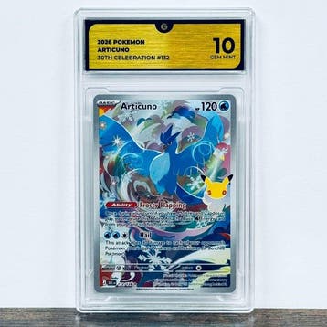 Pokémon Graded card - Articuno 132 - 30th Anniversary –, Nieuw
