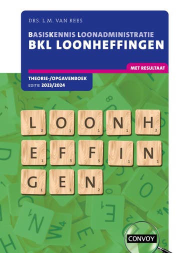 2023/2024 / BKL Loonheffingen / Theorie-/opgavenboek, Verzenden, Gelezen, L.M. van Rees
