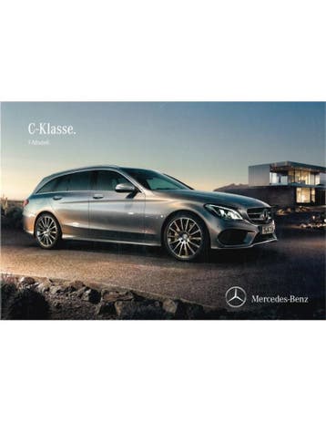 2014 MERCEDES BENZ C KLASSE ESTATE BROCHURE DUITS, Nieuw, Author