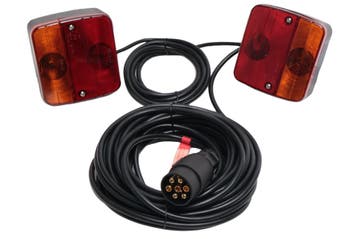 Magnetische verlichtingsset - 12 meter hoofdkabel - 7 polig, Ophalen of Verzenden, Nieuw