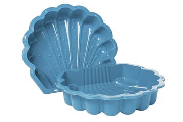 Zandbak en waterbak schelp 2-delig pastel blauw SwingKing, Ophalen of Verzenden, Nieuw