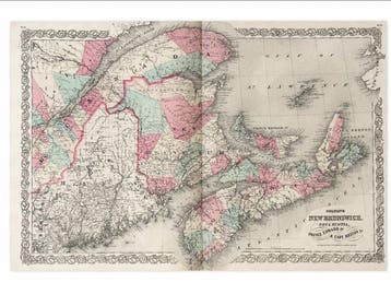 Verenigde Staten - Nieuw-Brunswijk, Nova Scotia, Prince, Boeken, Nieuw