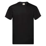12 Zwarte Fruit of the Loom Heren T-shirts - Ronde hals-XXL, Verzenden, Nieuw