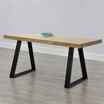 [en.casa] Stalen onderstel Lyngby set van 2 tafelpoot 72x55x, Verzenden, Nieuw