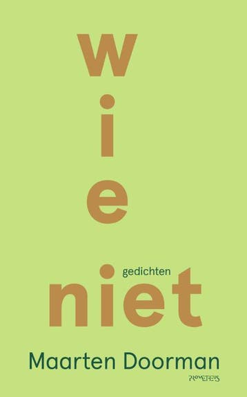 Wie Niet | Maarten Doorman | Nieuw, Ophalen of Verzenden, Nieuw, Maarten Doorman