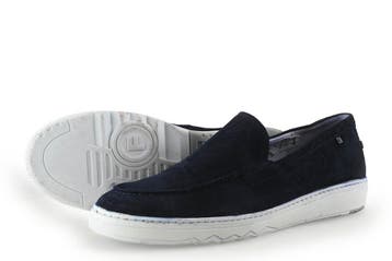 Floris van Bommel Loafers in maat 44½ Blauw, Loafers, Floris van Bommel, Zo goed als nieuw, Verzenden