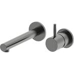 Wiesbaden Style Wastafelkraan - Inbouw - Gunmetal PVD, Ophalen of Verzenden, Nieuw
