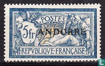 Andorra - Frans - Allegorie (Type Merson) - 1931, Verzenden, Postfris