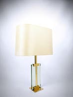 Tafellamp - Verguld messing - Fontana Arte stijl