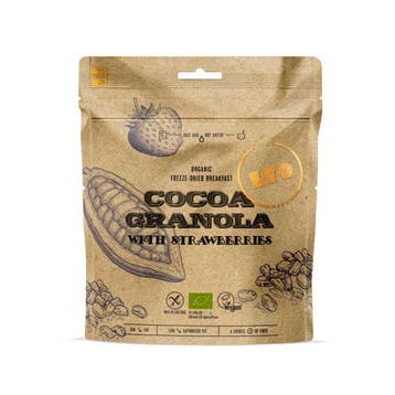 Biologische Cacao Granola met Aardbeien - Bistro - LYOFOOD