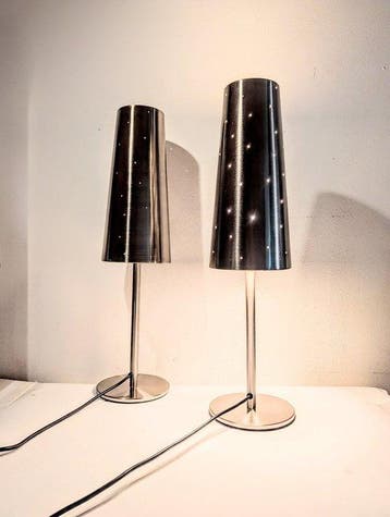 IKEA - Lamp (2) - B0807, Talvik zilver/chrome - Metaal -