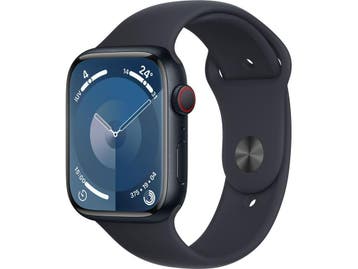 Apple Watch Series 9 - Smartwatch - GPS + Cellular 45mm -, Verzenden, Zo goed als nieuw, Apple
