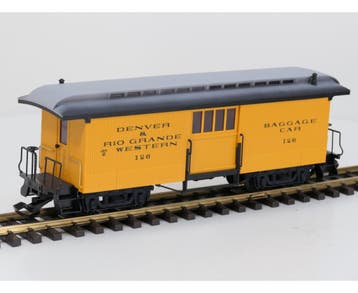 LGB 3084 D&RGW Aspen Gold Baggage Car nr 126, Gebruikt, Overige typen, Ophalen of Verzenden, LGB