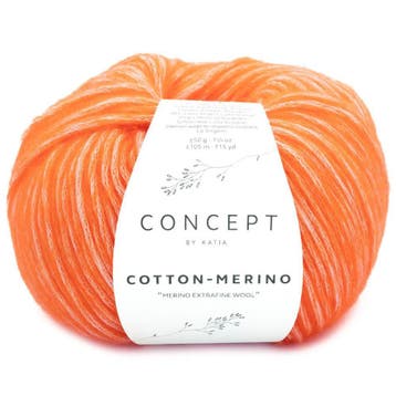 Katia Concept Cotton-Merino - 145 karmijn - Katoen/Merino, Ophalen of Verzenden, Nieuw