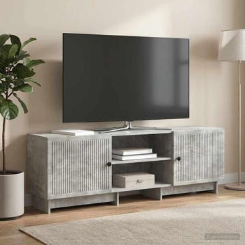 vidaXL TV-kast Beton Grijs 150 x 31 x 50 cm Geconstrueerd, Minder dan 50 cm, Verzenden, Nieuw, Minder dan 100 cm