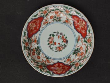 Antiek Japans late Edo Imari porselein, kleine schotel -