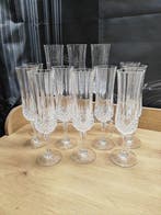 Cristal dArques - Champagne fluitje (12) - Diamantgeslepen, Antiek en Kunst