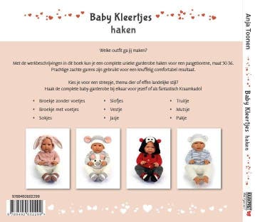 Baby Kleertjes Haken - Haakpret Anja Toonen - Digitaal Haa, Boeken, Ophalen of Verzenden, Nieuw