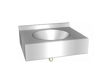meervoudige wastafel | RVS |600x565x(h)200 mm HorecaTraders, Verzenden, Nieuw in verpakking