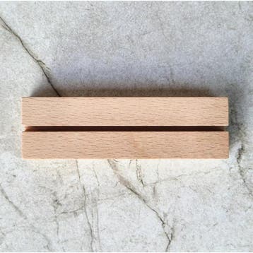 HOCHO Beukenhouten Kaartenhouder 100x30x20 mm – Functione., Huis en Inrichting, Ophalen of Verzenden, Nieuw