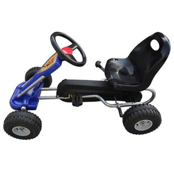 vidaXL Skelter met pedalen blauw, Verzenden, Nieuw
