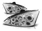 Angel Eyes koplamp units Chrome geschikt voor Ford Focus, Auto-onderdelen, Verlichting, Verzenden, Nieuw, Ford