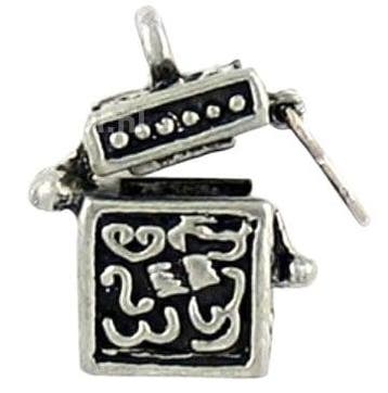 Wensdoosje of prayerbox 15mm x 17mm x 15mm oogje: 5mm ant..., Ophalen of Verzenden, Nieuw, Kraal