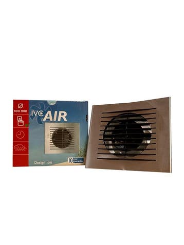 IVC air design Badkamerventilator 100mm (Ventilatie), Ophalen of Verzenden, Nieuw