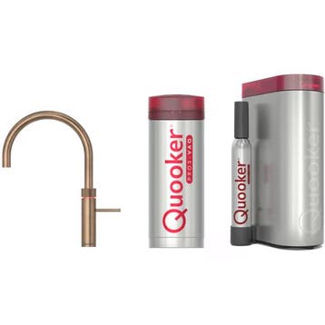 QUOOKER PRO3 CLASSIC FUSION ROUND MESSING PATINA +2436, Ophalen of Verzenden, Nieuw