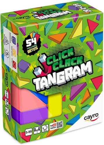 Click-Clack Tangram | Cayro - Puzzels, Hobby en Vrije tijd, Verzenden, Nieuw