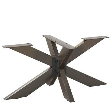 vidaXL Salontafelpoot spider vorm 98x58x(42-43) cm staal, Verzenden, Nieuw