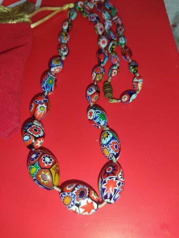 Vetro - Halsketting - Murano Millefiori