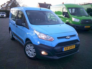 Ford Transit Connect 1.6 TDCI L1 Trend, Euro 5, Stof, Gebruikt, Zwart