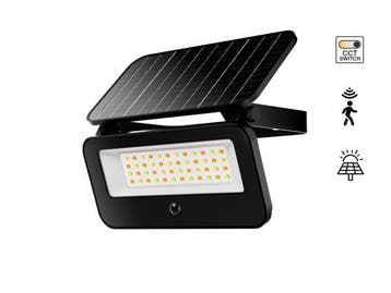 Veiling - 20x Solar 400lm LED 3in1 kleur CCT Breedstraaler m, Nieuw