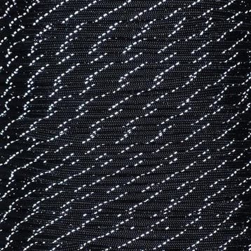 Rol 100 meter - Zwart Reflecterend Paracord 550 - #56, Ophalen of Verzenden, Nieuw, Draad