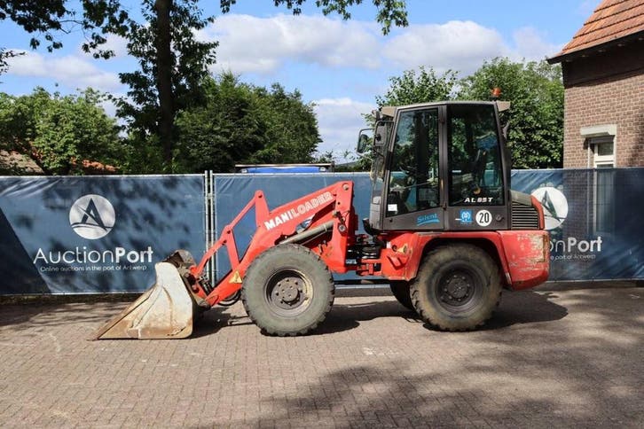 Veiling: Wiellader Manitou AL 85 T Diesel 2002, Zakelijke goederen, Machines en Bouw | Kranen en Graafmachines, Wiellader of Shovel