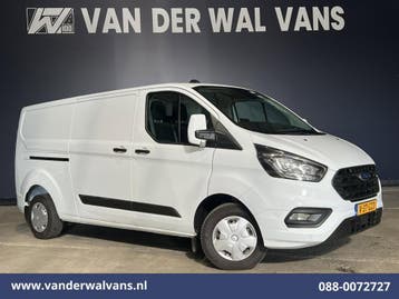 Ford Transit Custom | 2.0 TDCI L2H1 Euro6 Airco | Camera |, Gebruikt, Euro 6, Wit, Dealer onderhouden