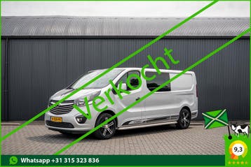 Opel Vivaro 1.6 CDTI L2H1 | DC 5-Zits | LED | Camera | Airco, Stof, Gebruikt, Lease, Financial lease