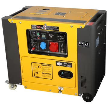 Dieselgenerator 5kW geluidsgedempt, Doe-het-zelf en Verbouw, Verzenden, Nieuw