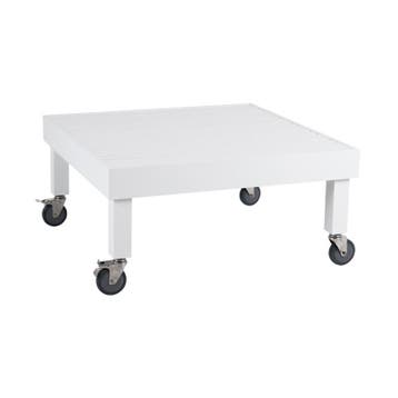 *WOONWINKEL* Brafab Ambon Lage Tuintafel Aluminium Wit, Verzenden, Nieuw