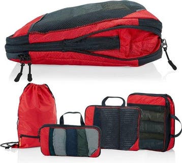 2dekans | Packing Cubes met compressie voor koffer en rugzak, Ophalen of Verzenden, Zo goed als nieuw