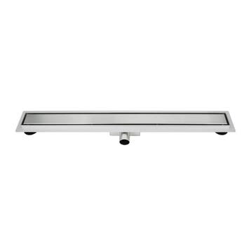 RVS Douchegoot compleet met flens 100x7x6,7cm gesloten, Verzenden, Nieuw
