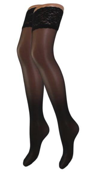 Stay up - Mariflos - 15 Denier - Zwart - Kant, Kleding | Dames, Sokken en Kousen, Verzenden, Nieuw