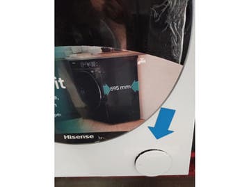 Hisense WD5I1245BWR - Was-droogcombinatie - 12 kg wassen - 8, Verzenden, Zo goed als nieuw
