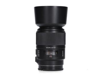 Sony SAL 100mm f/2.8 Macro - Macrolens - 1 jaar garantie, Ophalen of Verzenden, Zo goed als nieuw, Sony