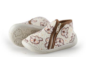 Milo &amp; Mila Pantoffels Meisjes in maat 22 Beige, Kinderen en Baby's, Verzenden, Jongen of Meisje, Schoenen, Zo goed als nieuw