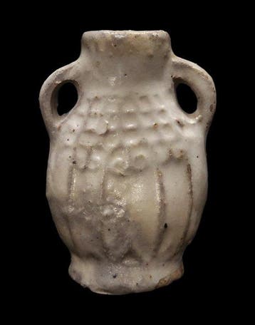 Oud-Chinees - Fles van keramiek met celadon glazuur en