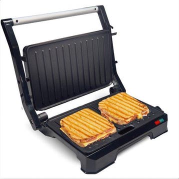 Tosti Apparaat voor 2 Tostis - Grill IJzer; Contactgrill, Verzenden, Zo goed als nieuw